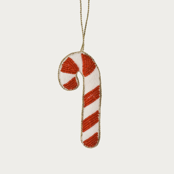 Neptune Seasonal_Christmas_Christmas tree decorations default Highbury Beaded Candy Cane Hanging Decoration