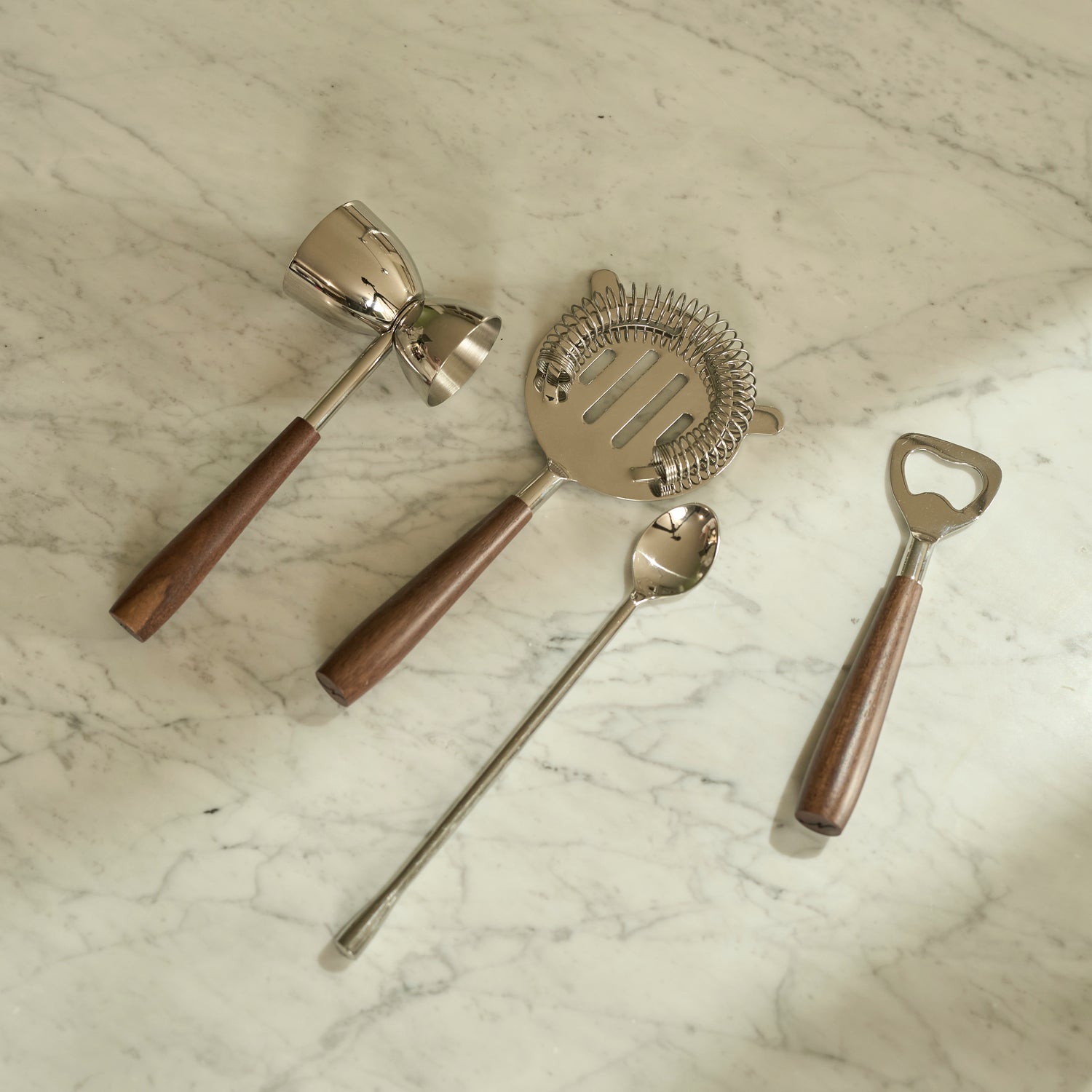 Neptune Accessories_Tabletop_Kitchen access default Holland Stainless Steel Bar Tools, 4pc Set