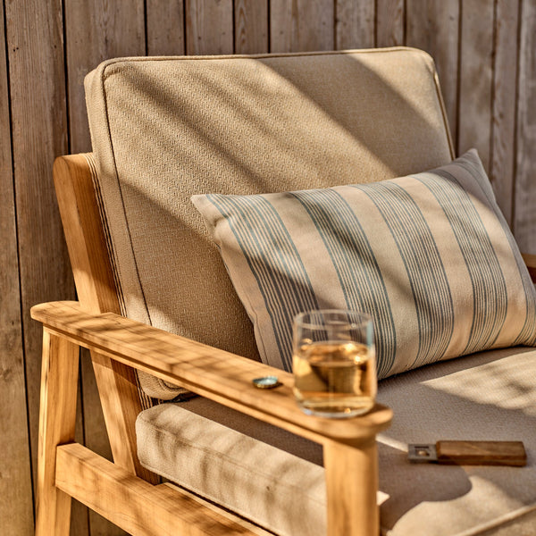 Neptune Armchairs Kew Teak Armchair with Natural Cushions