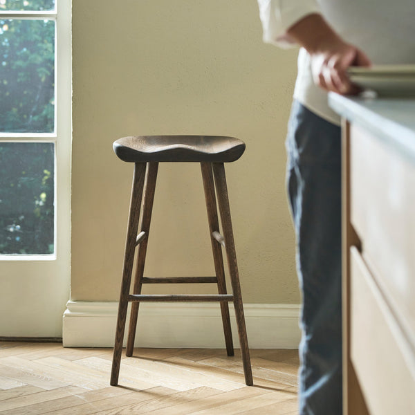 Neptune Furniture_Living & dining furniture_Dining & bar stools default Renewed Ludlow Oak Bar Stool, Darkened Oak