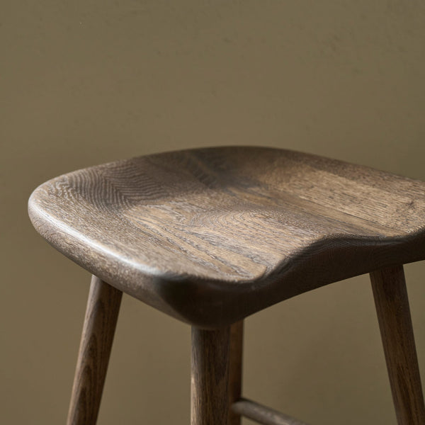 Neptune Furniture_Living & dining furniture_Dining & bar stools default Renewed Ludlow Oak Bar Stool, Darkened Oak
