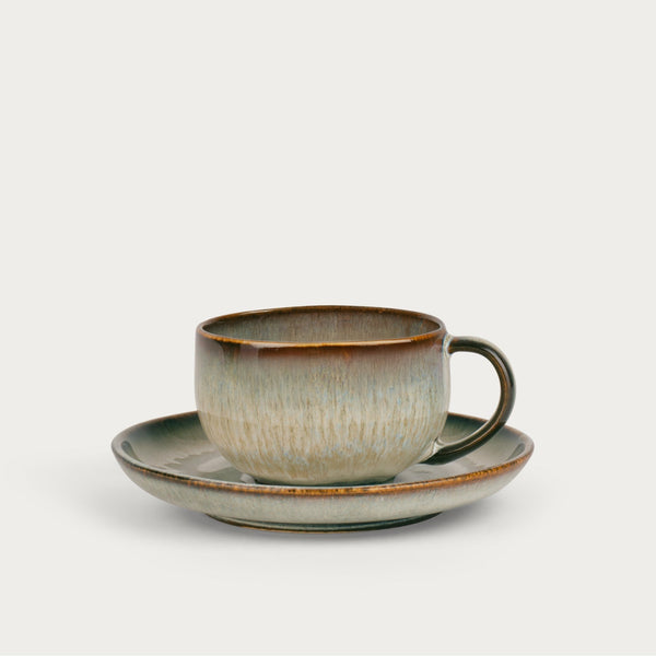 Neptune Accessories_Tabletop_Dinnerware default Molland Reactive Glaze Stoneware Cup & Saucer