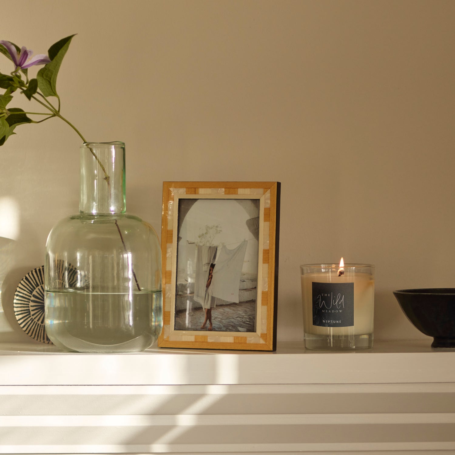 Neptune Photo Frames Montpellier 4x6 Photo Frame, Yellow