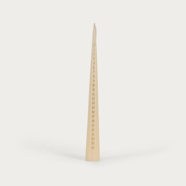 Neptune Seasonal_Christmas_Christmas accessories default Morden Advent Candle, Calico