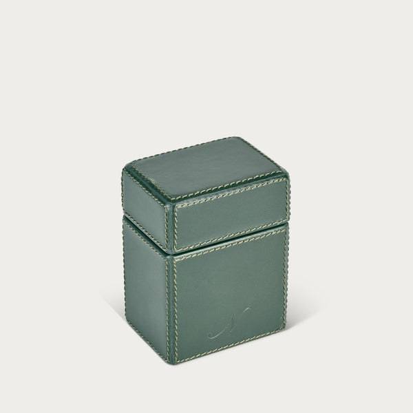 Neptune Accessories_Living accessories_Stationery & books default Neptune Leather Playing Cards Box, Constable Green
