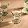 Neptune Glassware Primrose Green Bistro Glass, Set of 4