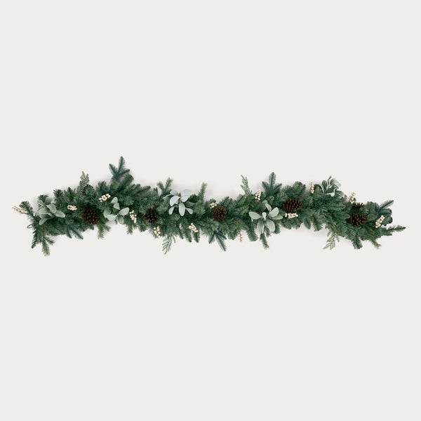 Neptune Seasonal_Christmas_Christmas accessories default Sage Pre-lit Garland