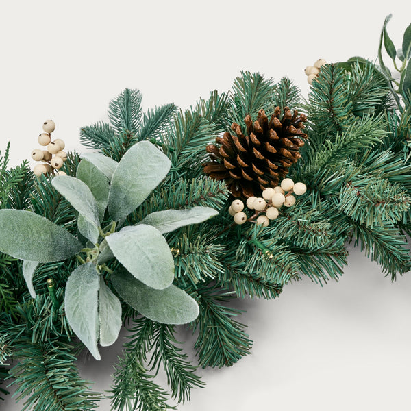 Neptune Seasonal_Christmas_Christmas accessories default Sage Pre-lit Garland