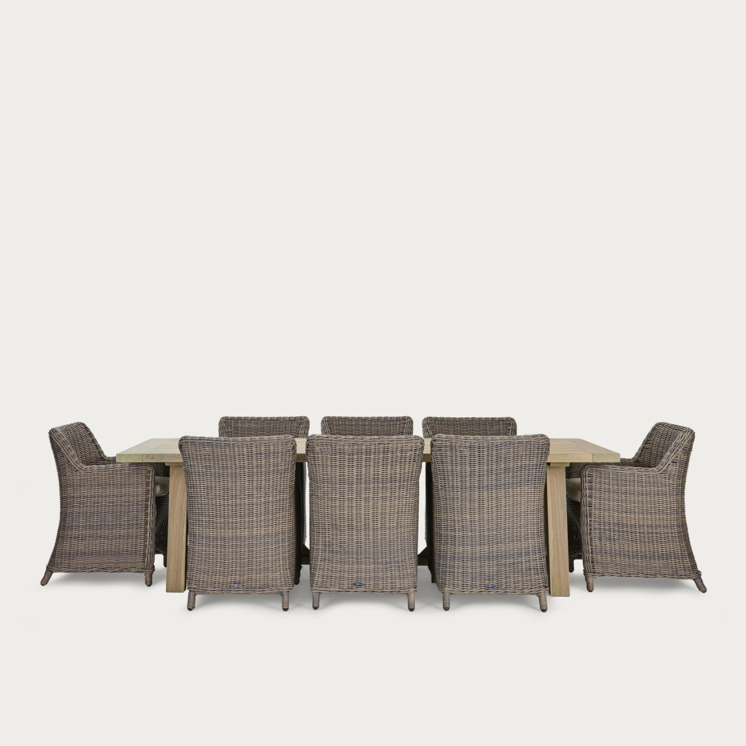 Neptune Garden Sets Reed Stanway 8 Seater Dining Set with Carver Chairs