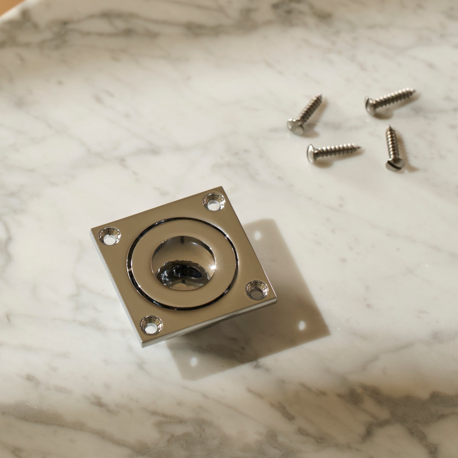 Neptune Furniture_Hardware_Handles & hardware Chrome Tavener Porthole Handle, Set of 2