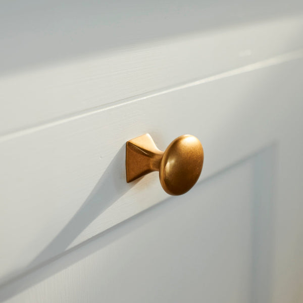 Neptune Handles & Hardware Warwick Button Knob, Set of 2