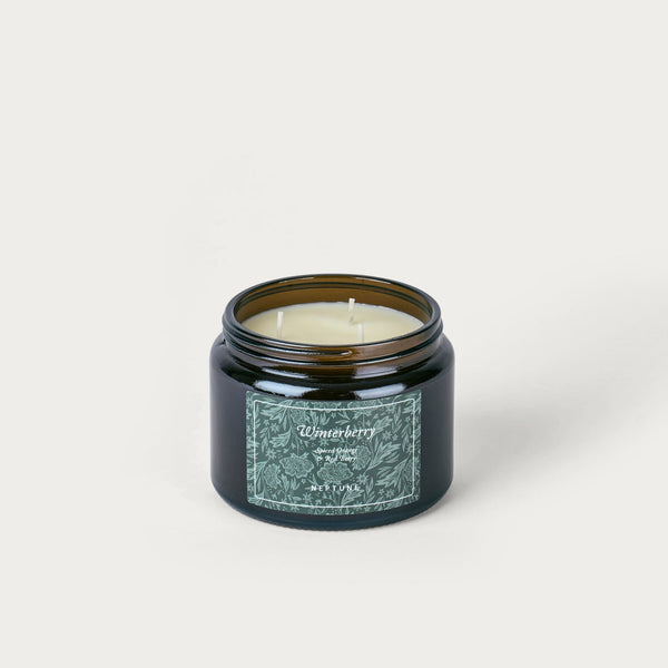 Neptune Seasonal_Christmas_Christmas fragrance default Winterberry 3 Wick Candle, Spiced Orange & Red Berry
