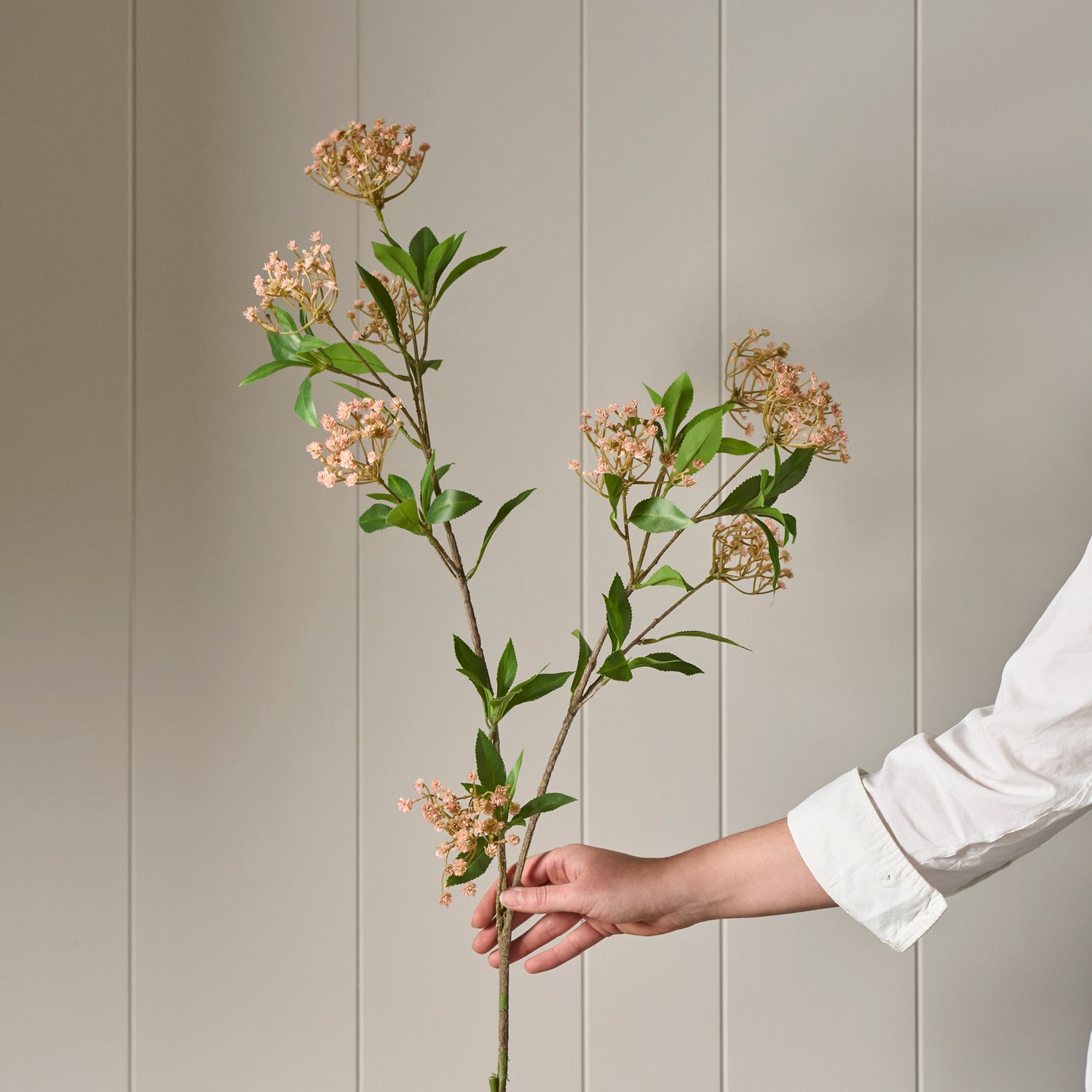 Neptune Flowers & Plants Berry Flower Spray, Pink