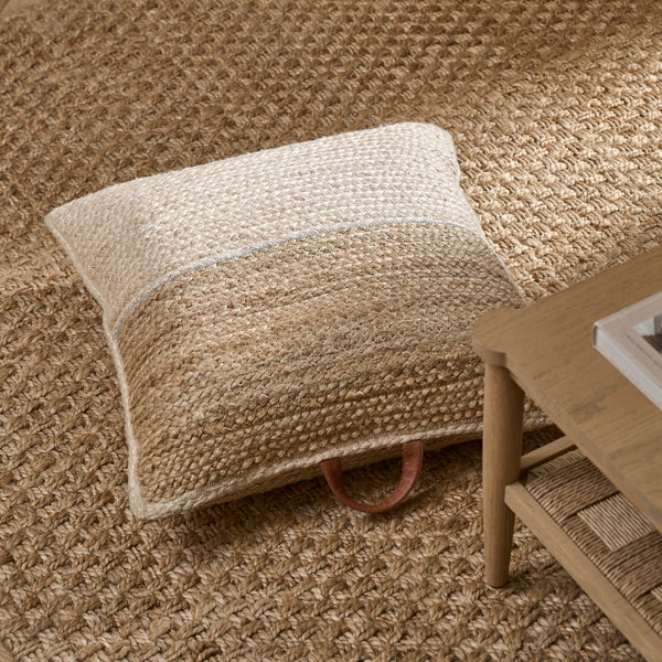 Neptune Cushions Orissa Woven Floor Cushion, Natural