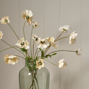 Neptune Flowers & Plants Poppy Spray, Soft Pink
