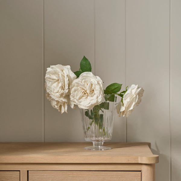 Neptune Flowers & Plants Rose Stem, White