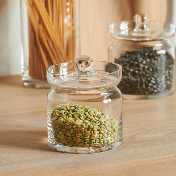 Wingfield Glass Storage Jar with Lid