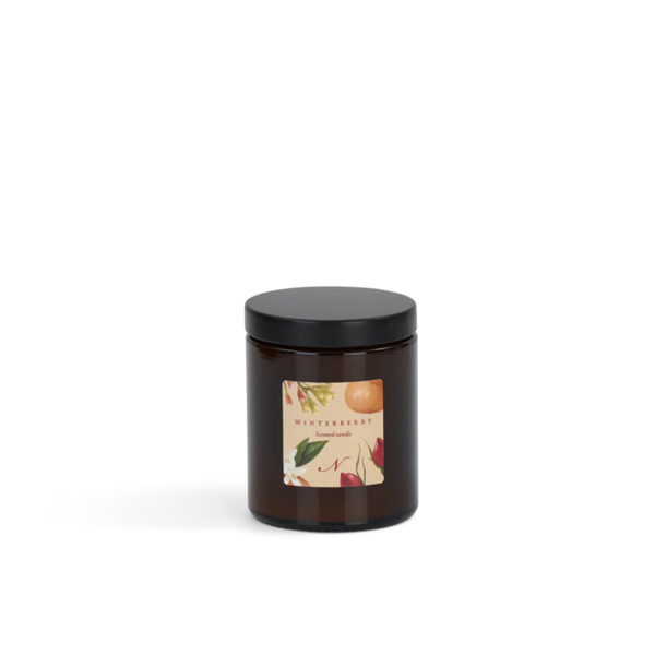 Winterberry Small Candle, Spiced Orange & Red Berry