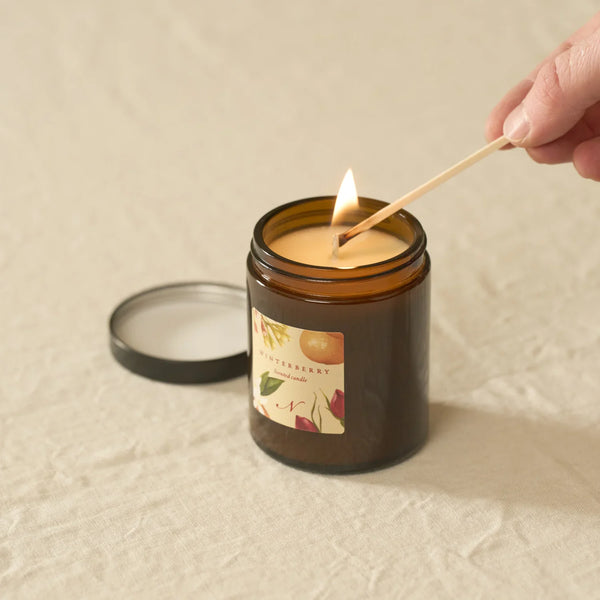 Winterberry Small Candle, Spiced Orange & Red Berry