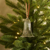 Neptune Seasonal_Christmas_Christmas tree decorations default Amara Glass Bell Hanging Decoration, Taupe