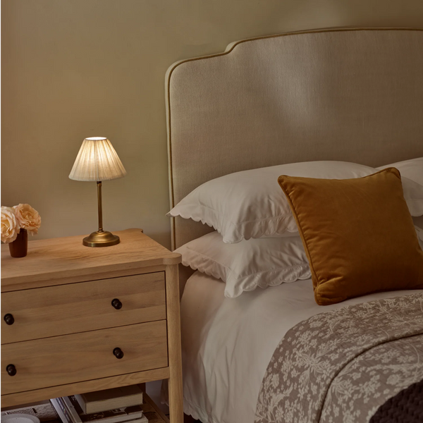 Amelie King Size Headboard, Signature Linen Calico