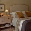 Amelie King Size Headboard, Signature Linen Calico