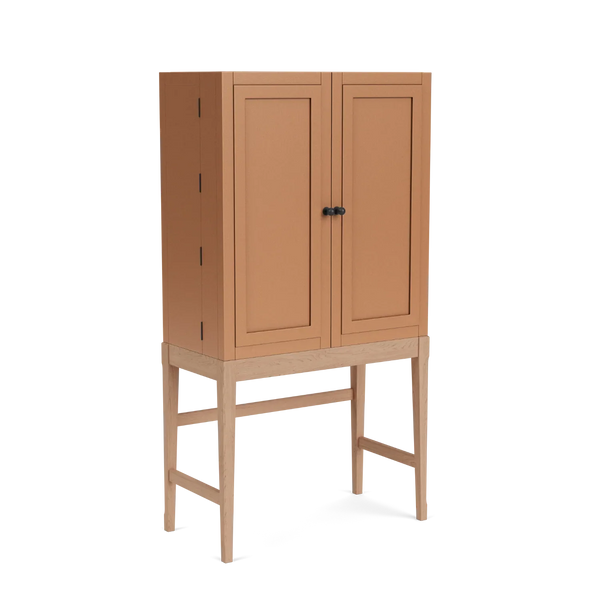 Neptune Furniture_Living & dining furniture_Living & dining storage default Renewed Ardingly Cabinet with Oak Base, Burnt Sienna