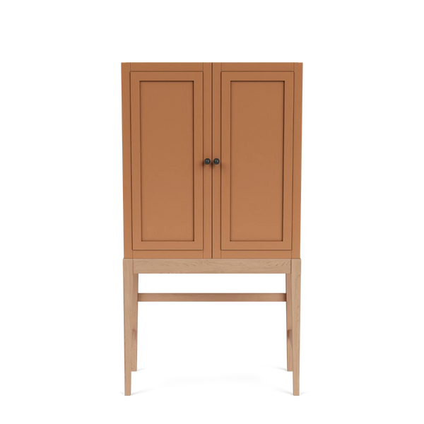 Neptune Furniture_Living & dining furniture_Living & dining storage default Renewed Ardingly Cabinet with Oak Base, Burnt Sienna