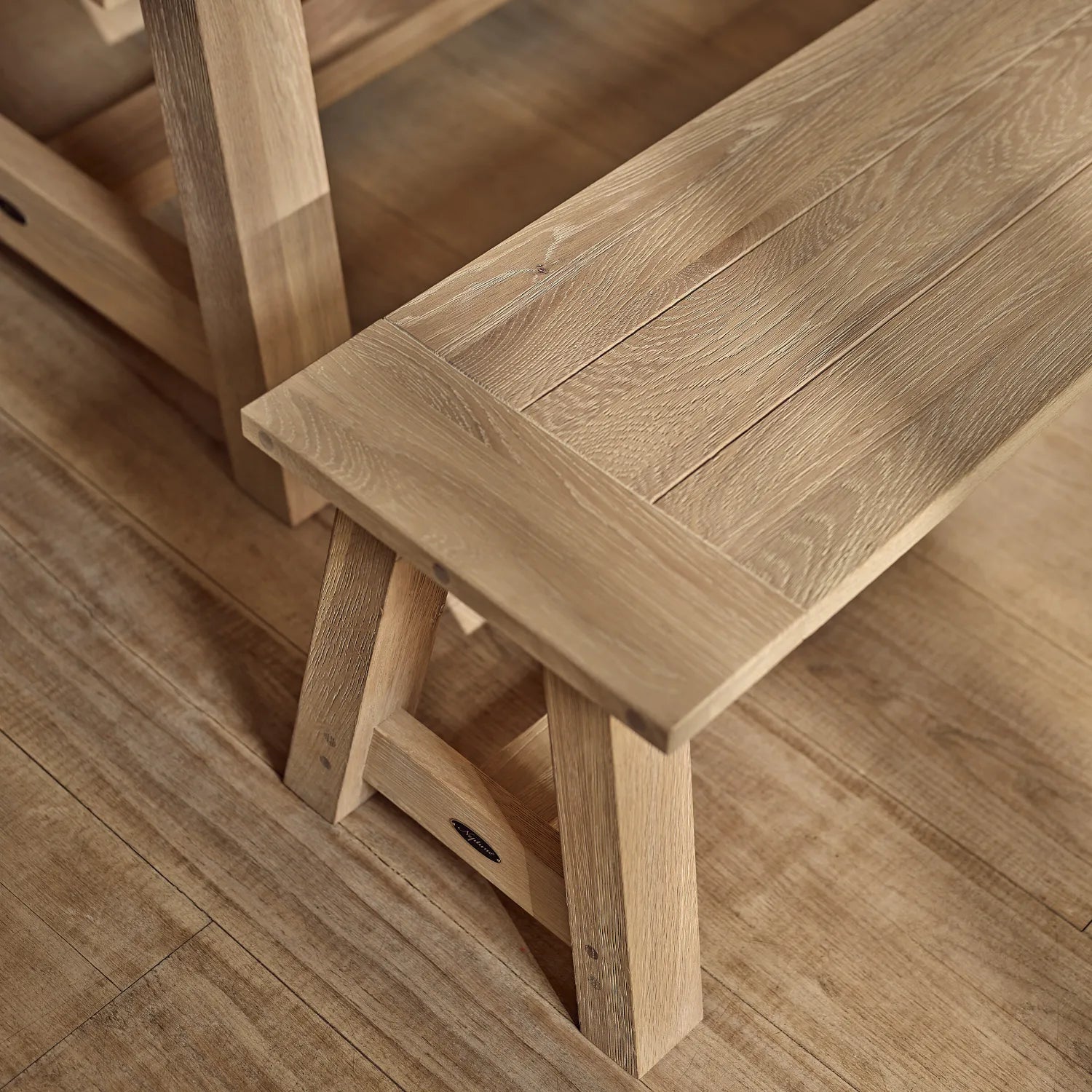 Neptune Furniture_Living & dining furniture_Dining & bar stools default Arundel 2-3 Seater Oak Dining Bench