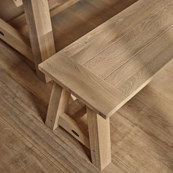 Neptune Furniture_Living & dining furniture_Dining & bar stools default Arundel 2-3 Seater Oak Dining Bench