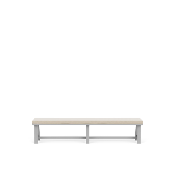 Arundel 4-5 Seater Bench Cushion, Linara Linen Natural