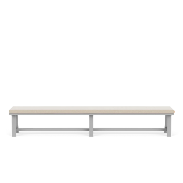 Arundel 5-6 Seater Bench Cushion, Linara Linen Natural