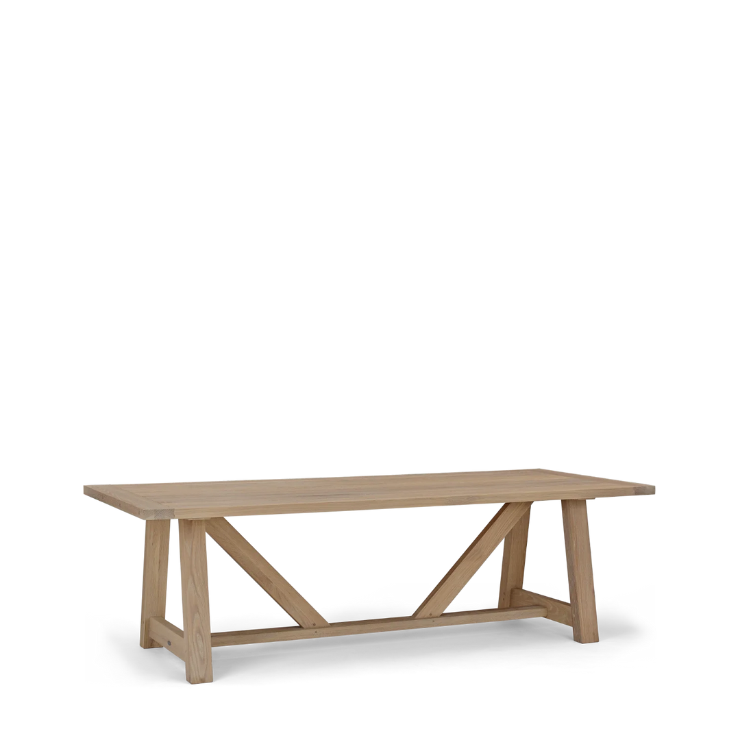 Arundel Rectangular Oak Dining Table – Neptune