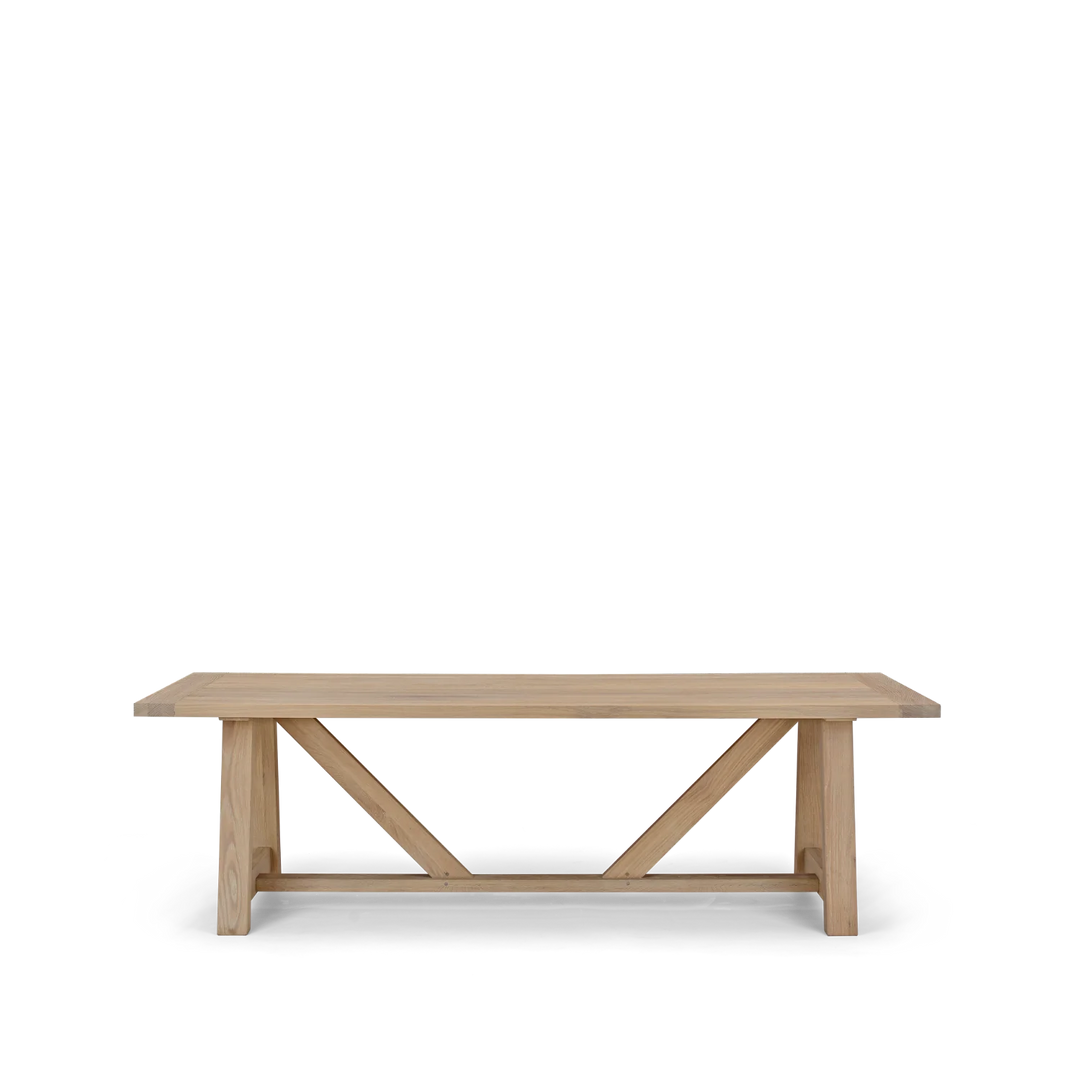 Arundel Rectangular Oak Dining Table – Neptune