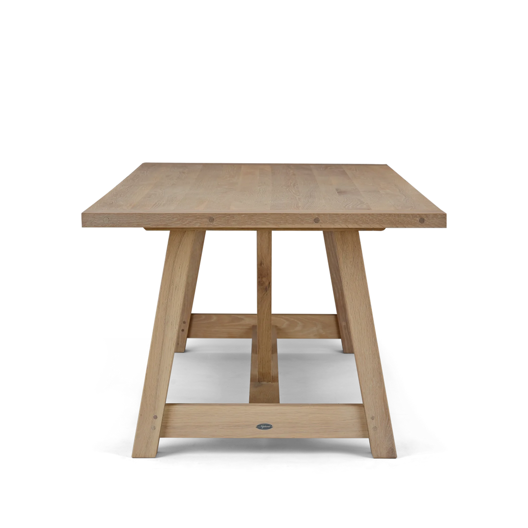 Arundel Rectangular Oak Dining Table – Neptune