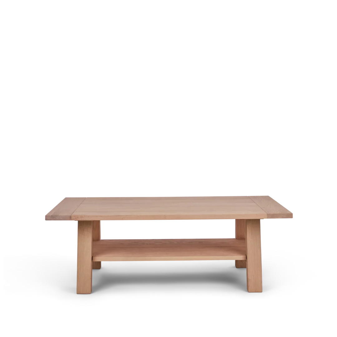 Arundel Rectangular Oak Coffee Table – Neptune