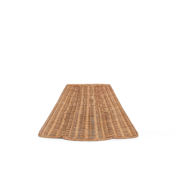 Neptune Accessories_Lighting_Lighting accessories Athena Rattan Scallop Tapered Lampshade