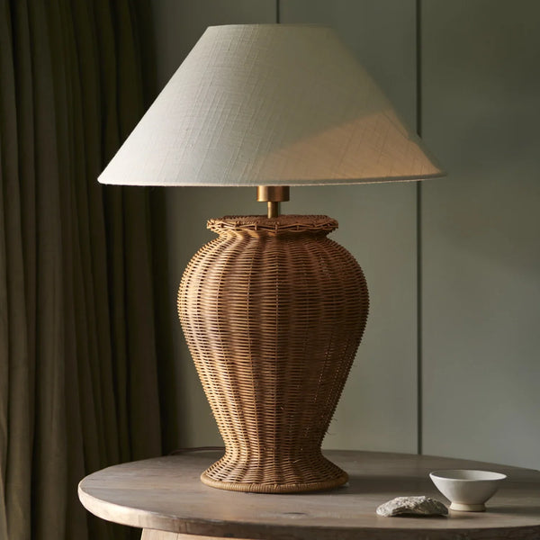 Neptune Accessories_Lighting_Table lamps Athena Large Rattan Table Lamp