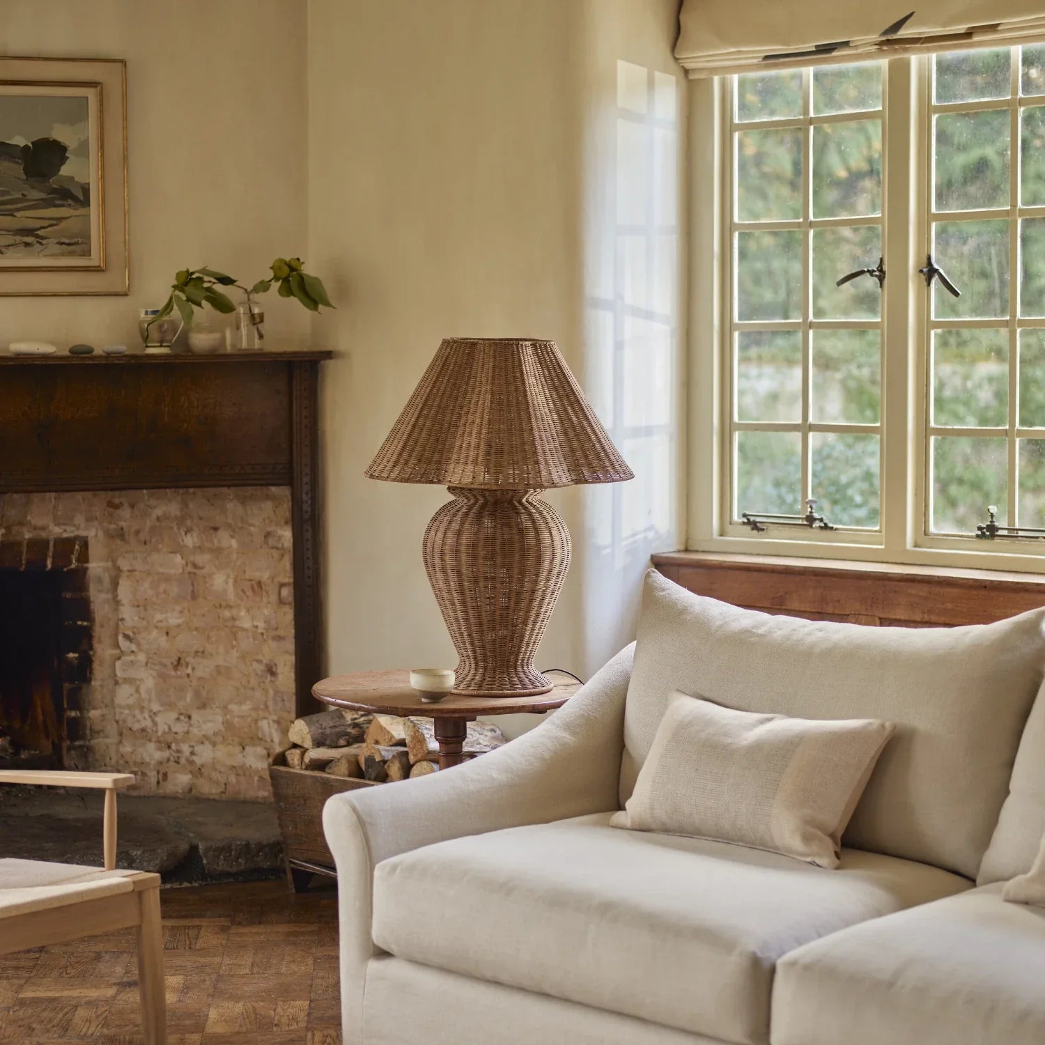 Neptune Accessories_Lighting_Table lamps Athena Large Rattan Table Lamp