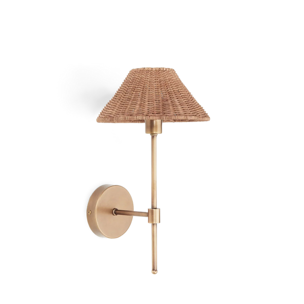 Neptune Accessories_Lighting_Wall lights default Athena Rattan Mini Wall Light