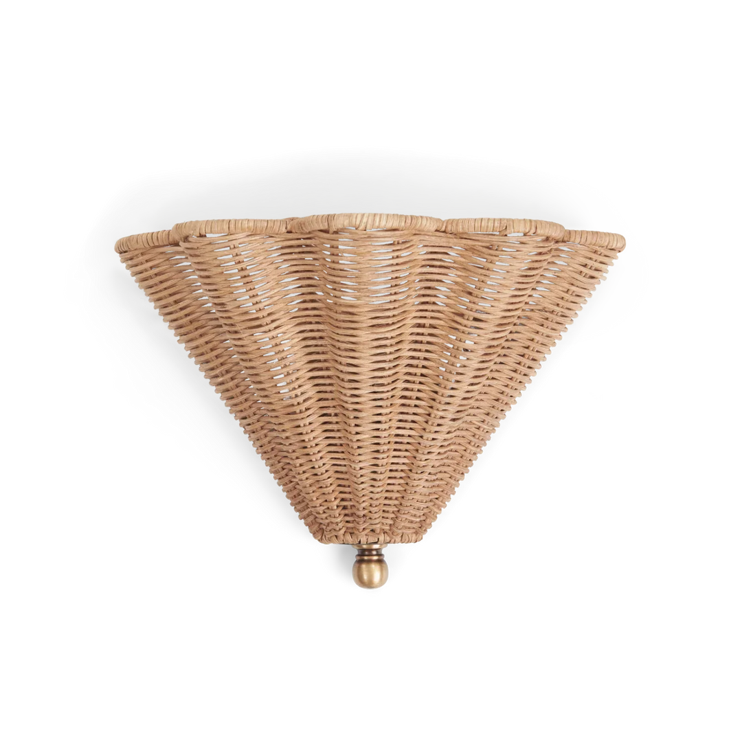Athena Rattan Wall Uplighter – Neptune