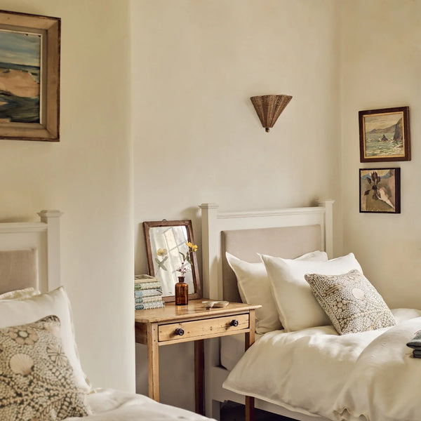 Neptune Accessories_Lighting_Wall lights default Athena Rattan Wall Uplighter