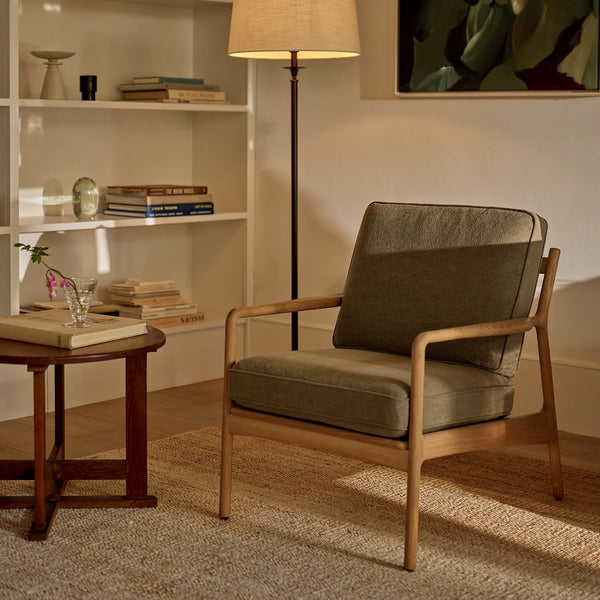 Neptune Furniture_Upholstery_Accent & arm chairs default Audley Armchair, Signature Linen Moss