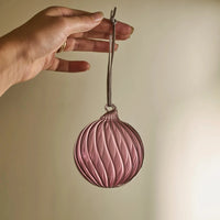 Neptune Seasonal_Christmas_Christmas tree decorations default Avery Small Glass Bauble, Rose - Set of 6