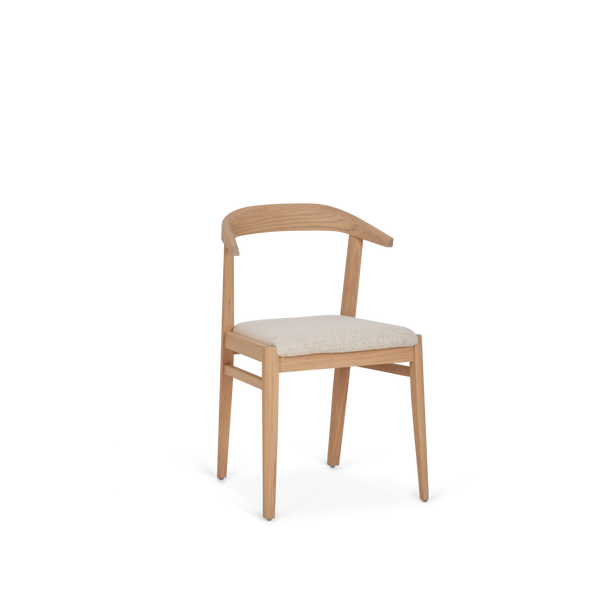 Neptune Dining chairs default Borough Oak Dining Chair, Boucle Ecru