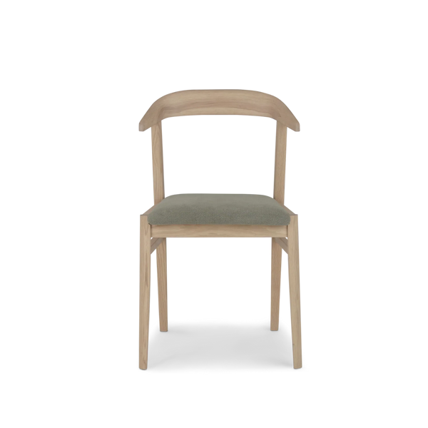 Neptune Furniture_Living & dining furniture_Dining & bar stools default Borough Oak Dining Chair, Signature Linen Moss