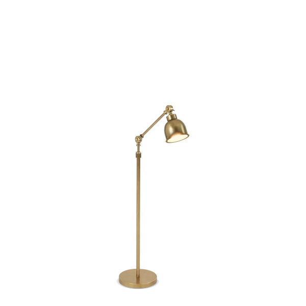 Neptune Accessories_Lighting_Floor lamps default Brompton Antique Brass Reading Floor Lamp