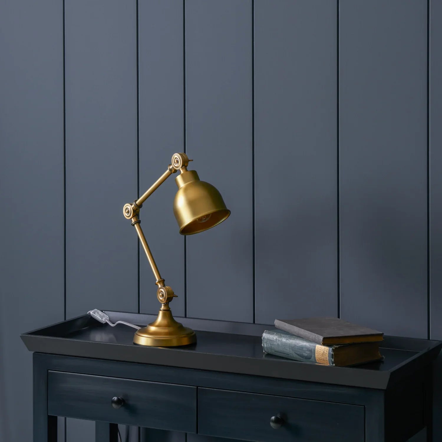 Neptune Accessories_Lighting_Table lamps default Brompton Desk Light, Brass