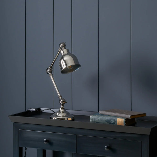 Neptune Accessories_Lighting_Table lamps default Brompton Nickel Reading Desk Light