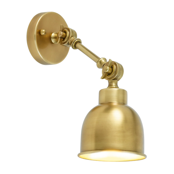 Neptune Accessories_Lighting_Wall lights default Brompton Wall Light, Small, Brass